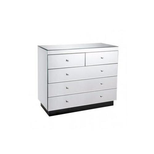 Miami Mirrored Chest Of 5 Drawers - SHI6-0TR