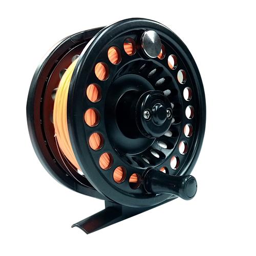 Kingfisher Mayfly Trout Fishing Reel 560 & WF5 Peach Floating Fly Line