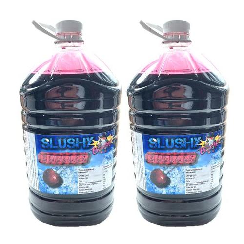 Slushy Machine - Syrup - 2x5lt Slush Concentrate - Cherry