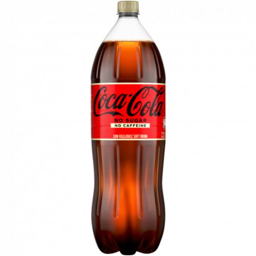 Coca-Cola No Sugar No Caffeine Soft Drink Bottle 2.25L