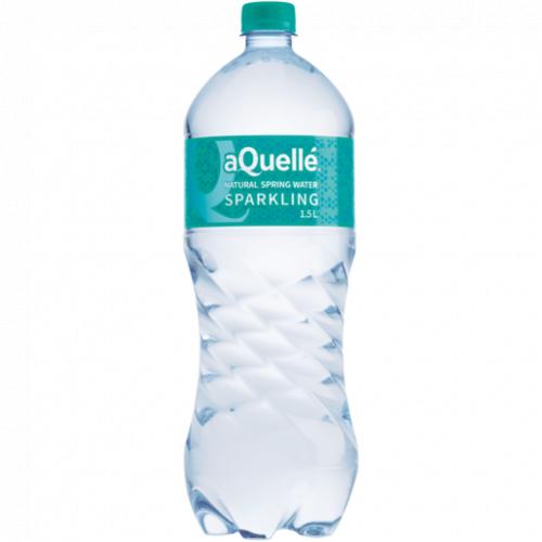 aQuellé Sparkling Natural Spring Water Bottle 1.5L