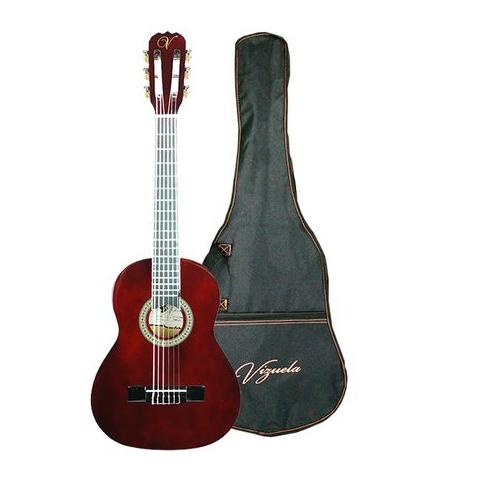 Vizuela 34'' Classic Guitar - Wine Red