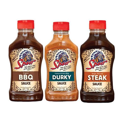 Spur BBQ & Durky & Steak Sauce 500ml - Pack of 9