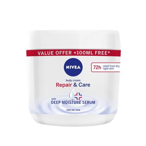 NIVEA Repair & Care Original Body Cream with Deep Moisture Serum, 400ml