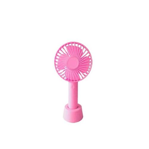 USB Rechargeable Mini Handheld Fan with Base