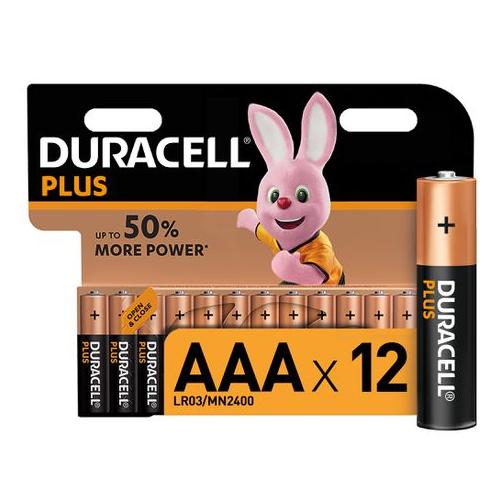 Duracell - Alkaline Batteries - General Purpose Batteries - AAA - 12 Pack