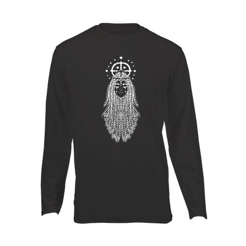 PepperSt Unisex Black Long Sleeve T-Shirt - Norse Lady