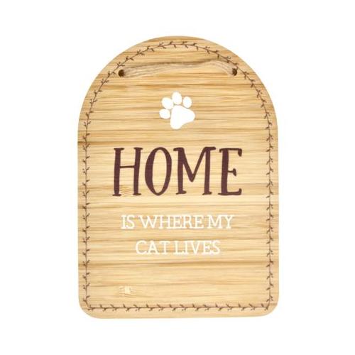 Plaque - Home is where my Cat lives