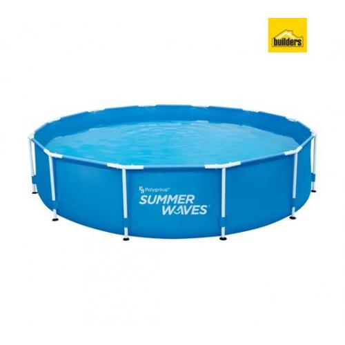 Polygroup P2001230A Summer Waves Active Frame Pool - Blue (3660 x 3660 x 760mm)