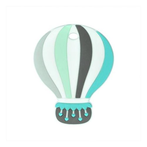Silicone Teether - Hot Air Balloon (Mint)