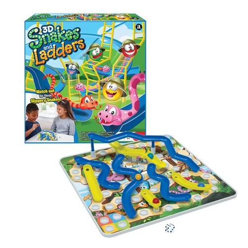Ambassador 3D Snakes And Ladders Board Game