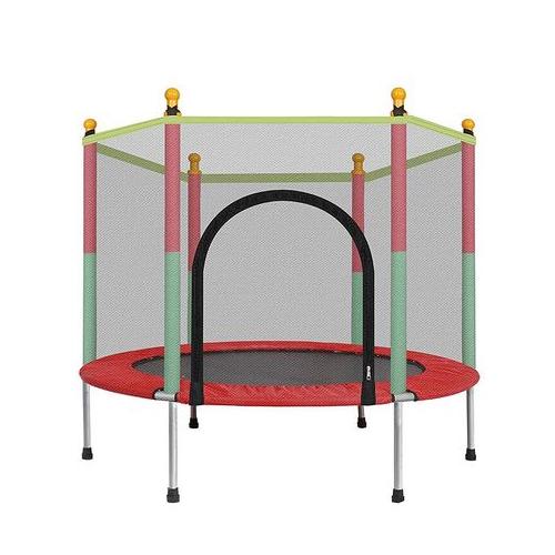 Mini Trampoline Set Enclosure Safety Net Outdoor/Indoor Kids