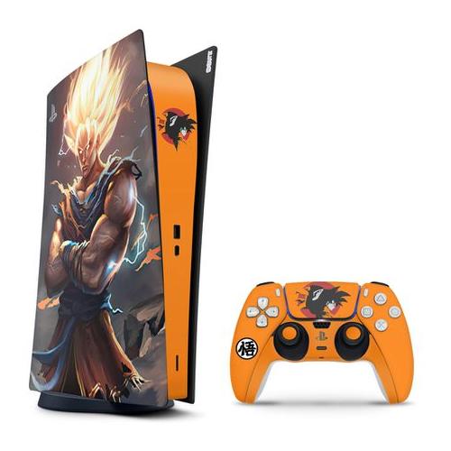 SkinNit Decal Skin For PS5 Digital (No Disk): Dragon Ball Z 2022