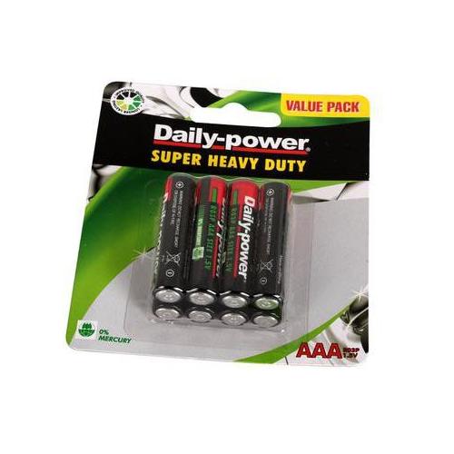 Super Heavy Duty Batteries AAA - 8 Pack