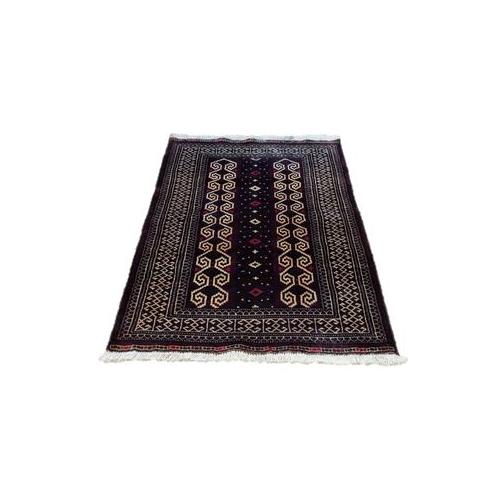 Persian Turkaman Carpet 125cm x 78cm Hand Knotted