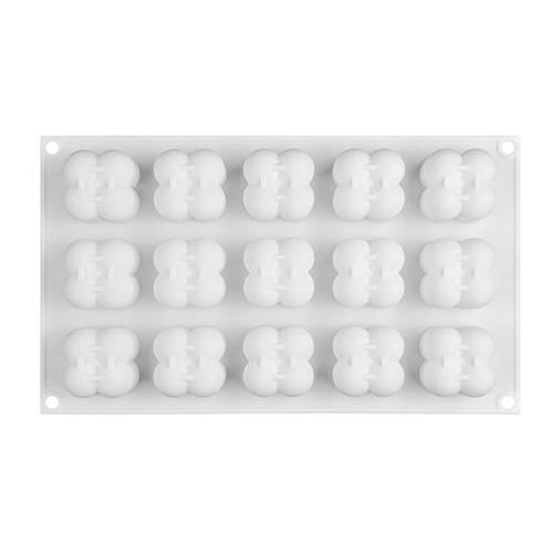 Craft DIY 15 Cavity Bubble Shaped Silicone Candle Mould - 30x17cm