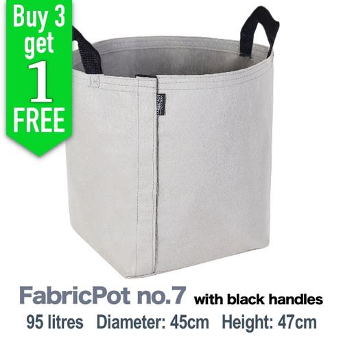 Buy 3 and Get 1 Free ⎮ 95L FabricPot no.7 with handles