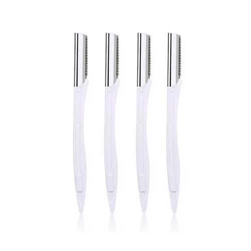 Eyebrow Razor - 4 Pack Eyebrow Facial Hair Trimmer Remover - Dermaplaning - White
