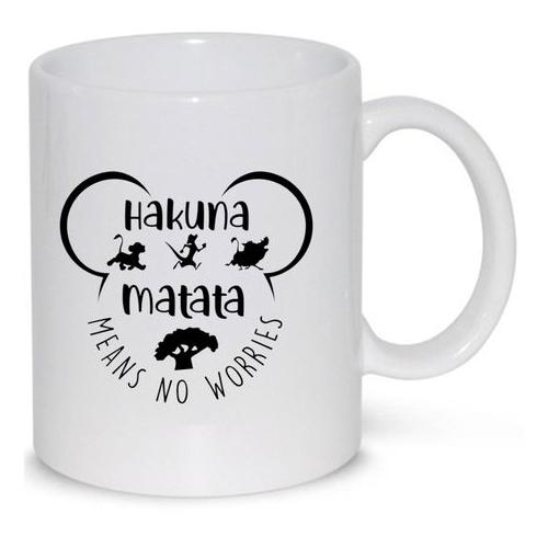Hakuna Matata Means No Worries Gift Coffee Mug (11Oz Normal Size)