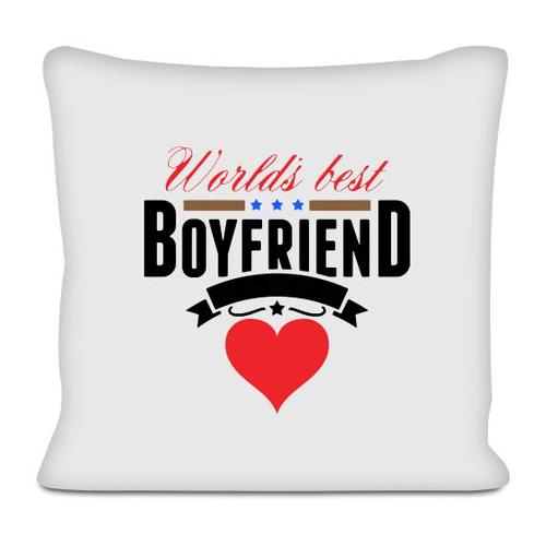 World's Best Boyfriend Birthday Gift Scatter Cushion