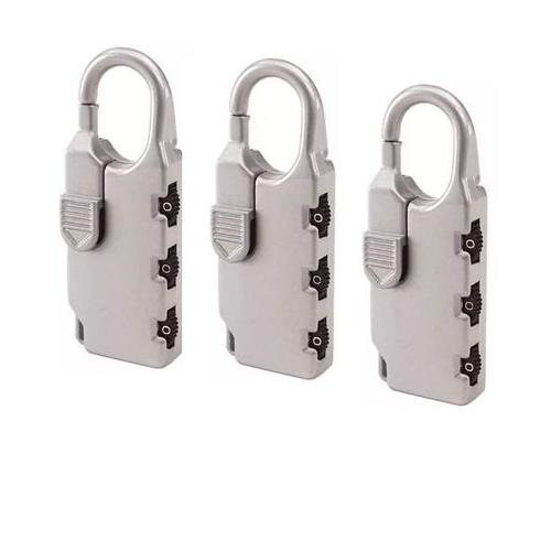 FI- Mini Combination Locks Set of 3 Assorted