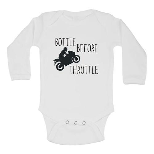 BTSN - Bottle Before Throttle - Baby Grow  L