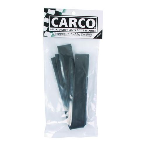Carco Heat Shrink Tubing - 12mm x 1 Meter - Black