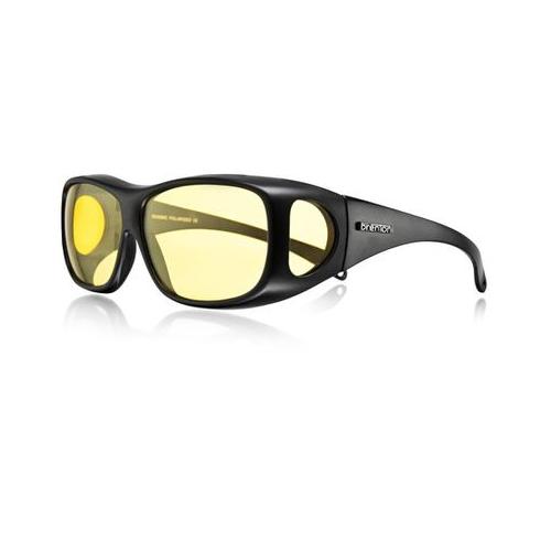 Brentoni Coverglasses Matt Black Yellow Lense