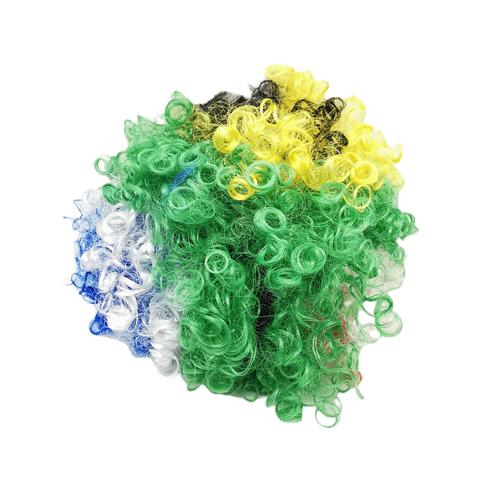 SA Colours Party Artificial Hair Wig Rainbow Nation