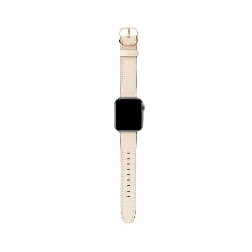 Leather Retro Strap for Apple Watch - Cream