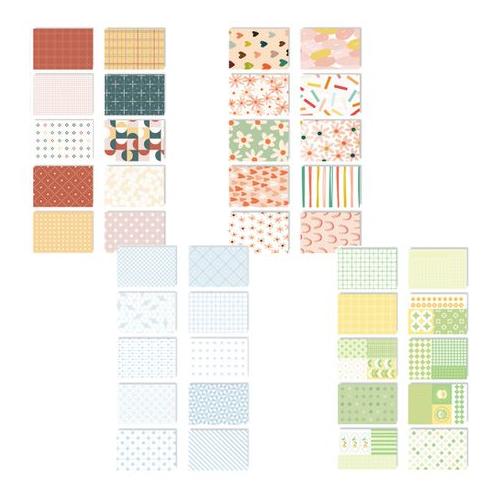 Craft Decorative Scrapbooking Paper Pad Notebooks Set Of 4 (50 Pages Each)