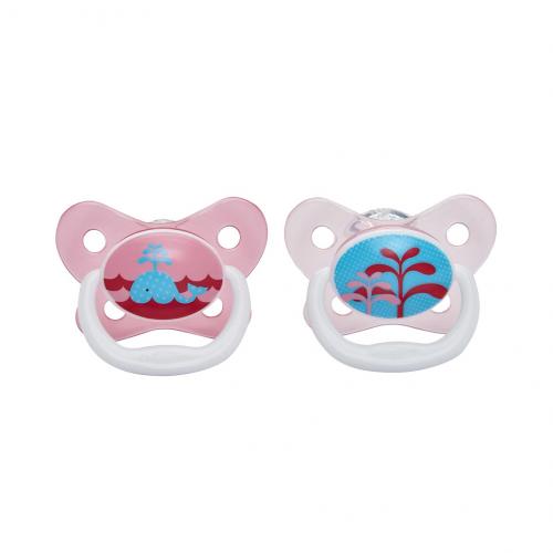 PreVent Butterfly Stage 1 Pacifiers 2 Pack