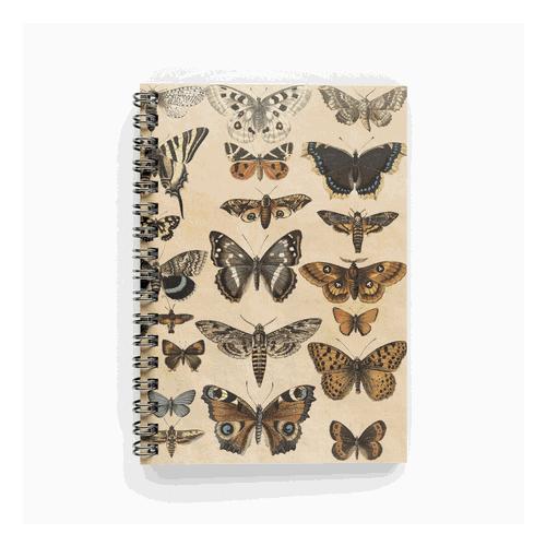 Vintage Butterfly Notebook