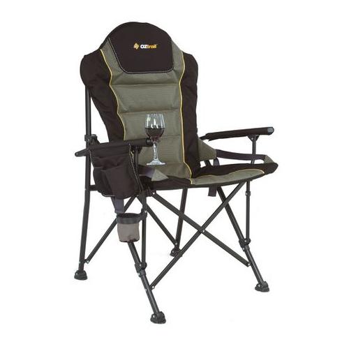 OZtrail RV Hard Arm Folding Camping Chair 170kg