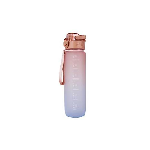 Motivational Pastel Water Bottle with Quotes and Time Markers -1 Litre