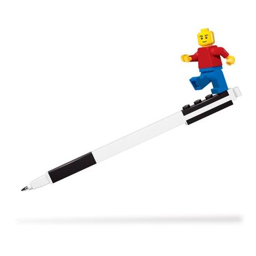 LEGO Iconic Black Gel Pen with Minifigure