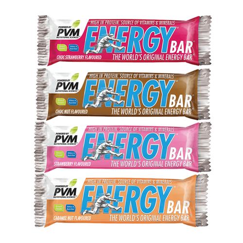 Pvm Energy Bar Assortment Pack -20 x 45 Gram Bars