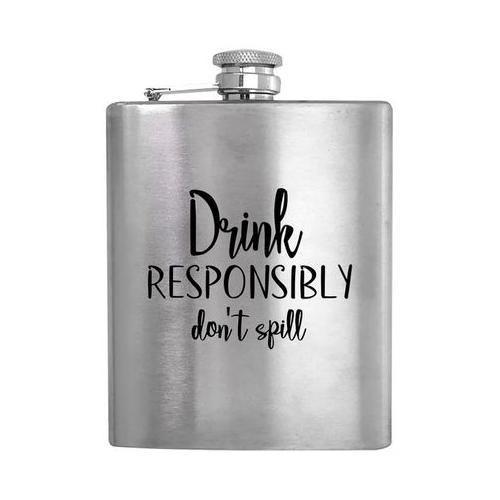 Drink Responsibly - Hip Flask