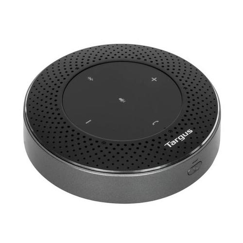 Targus Bluetooth SpeakerPhone - Connect via USB or Bluetooth 5.0 wireless connection up to 10 m (33 ft) from laptop, tablet, or phone - Black