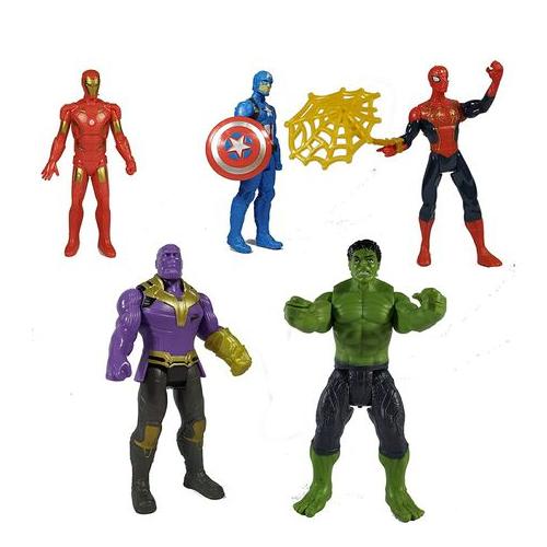5 Piece Avengers Endgame Action Figure Set With Weapons