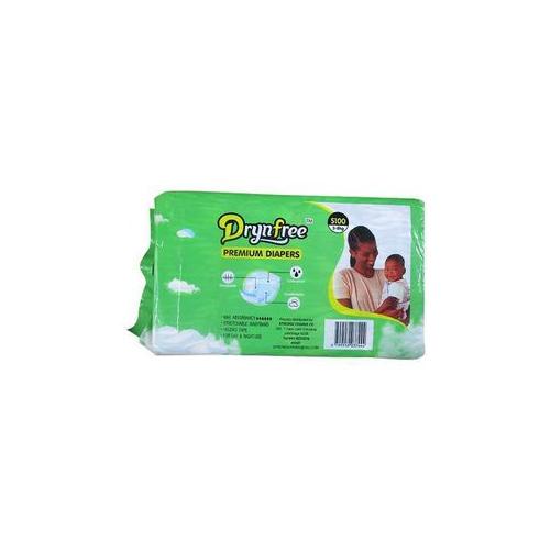 Drynfree Premium Diapers - 100 Piece - S