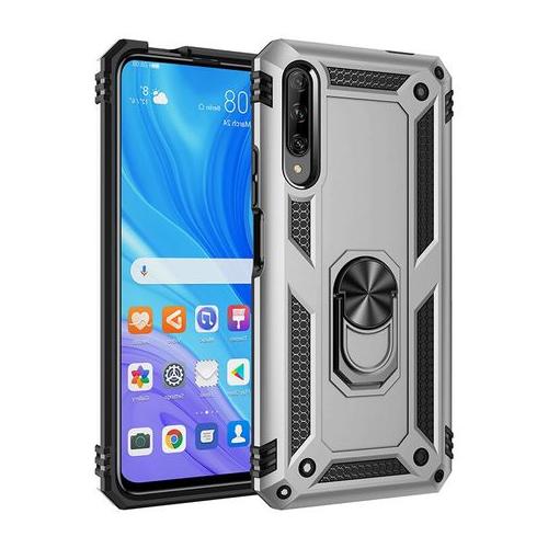 ZF Rugged Armor Ring Magnet Pouch Case for Huawei Y9s