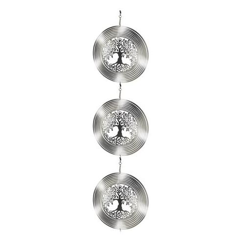 Home Garden Triple Tree of Life Wind Chime (10x38cm)