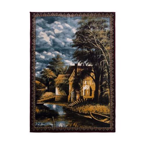 150 x 95 Authentic Turkhis Rug with Nature Picture