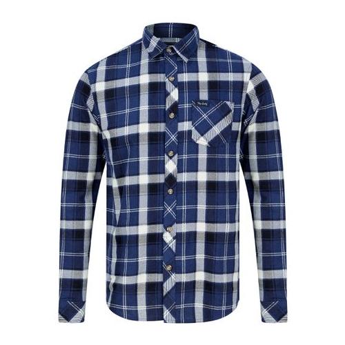 Tokyo Laundry Mens - Gaspesie Checked Shirt in Blue (Parallel Import)