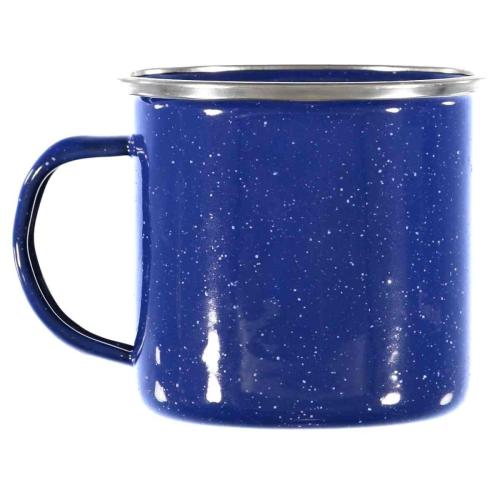Natural Instincts Blue Enamel Mug