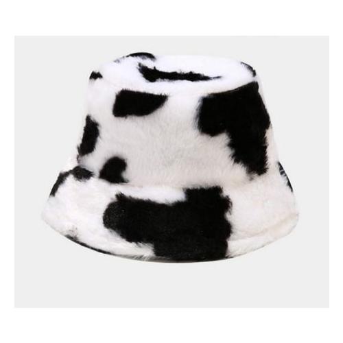 Cow Print Winter Bucket hat
