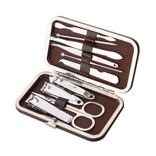 Stainless Steel 10 Pieces Manicure & Pedicure Nail Kit Set
