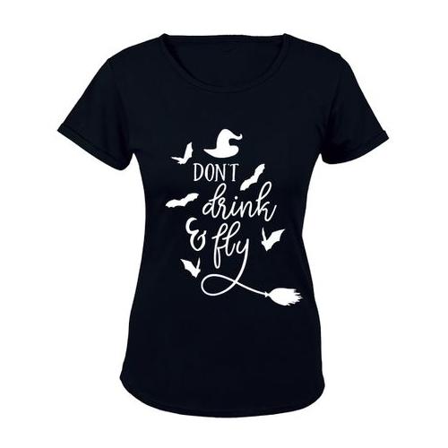 Don't Drink and Fly - Halloween - Ladies - T-Shirt