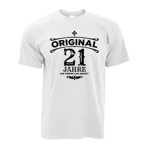 German 21st Birthday Original JAHRE Gift T-Shirt-White